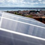 Un panel solar en la localidad de Matanzas (Cuba).