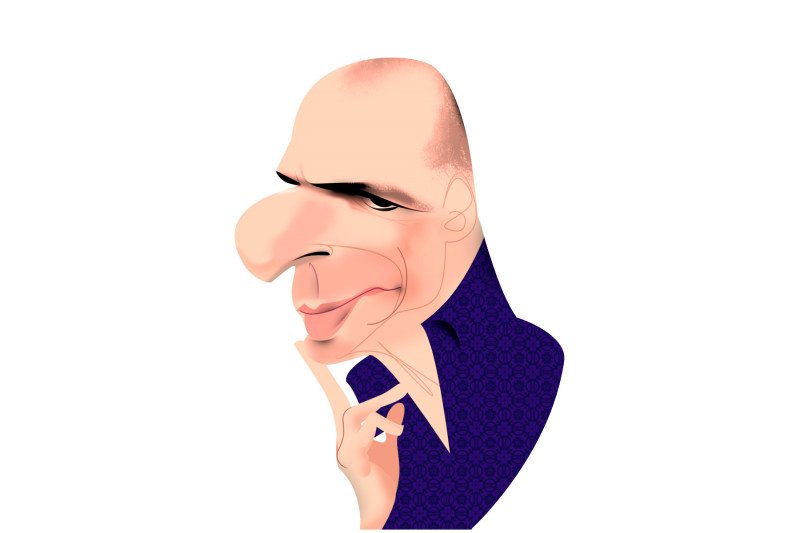 Yanis Varoufakis visto por Luis Grañena.