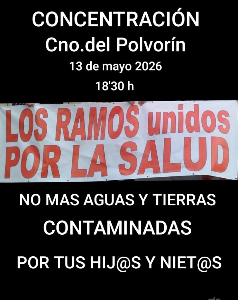 No más aguas y tierras contaminadas - Concentración en Los Ramos.