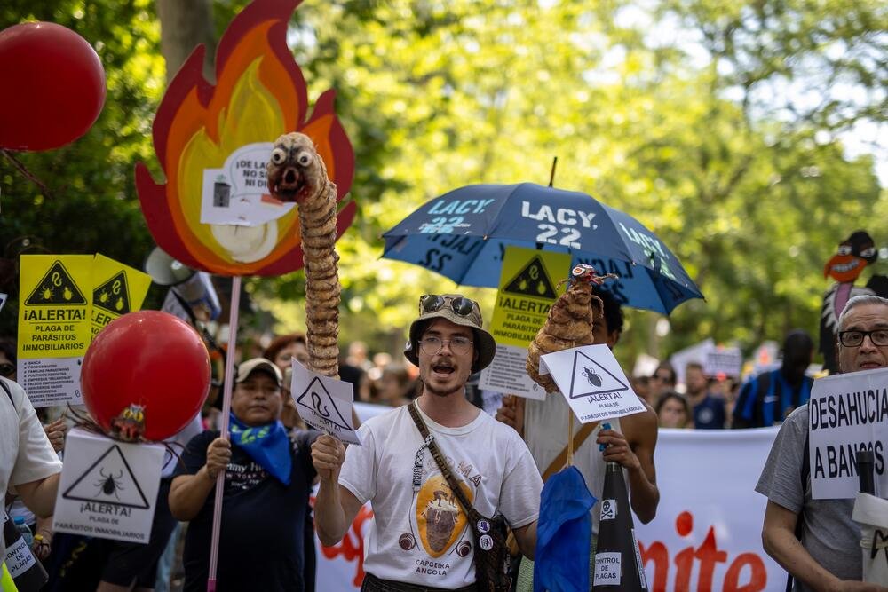 Manifestación por el derecho a la vivienda. Madrid, 24 Mayo de 2026.