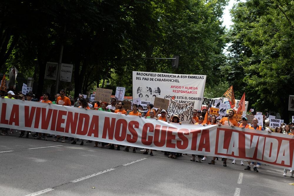Manifestación por el derecho a la vivienda. Madrid, 24 Mayo de 2026.