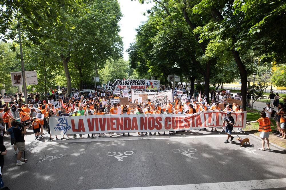 Manifestación por el derecho a la vivienda. Madrid, 24 Mayo de 2026.