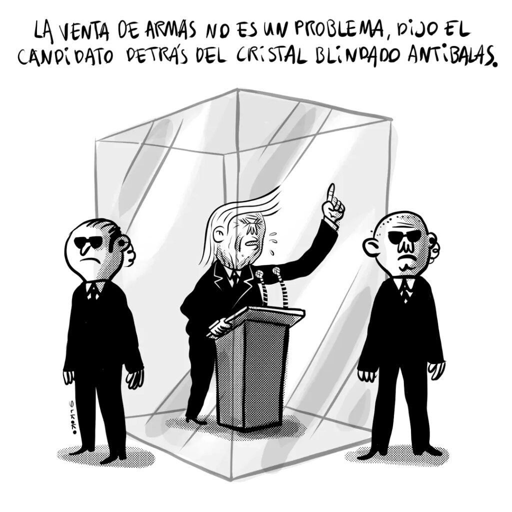 Venta de armas.