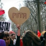 Acto en apoyo a las trabajadoras sexuales.