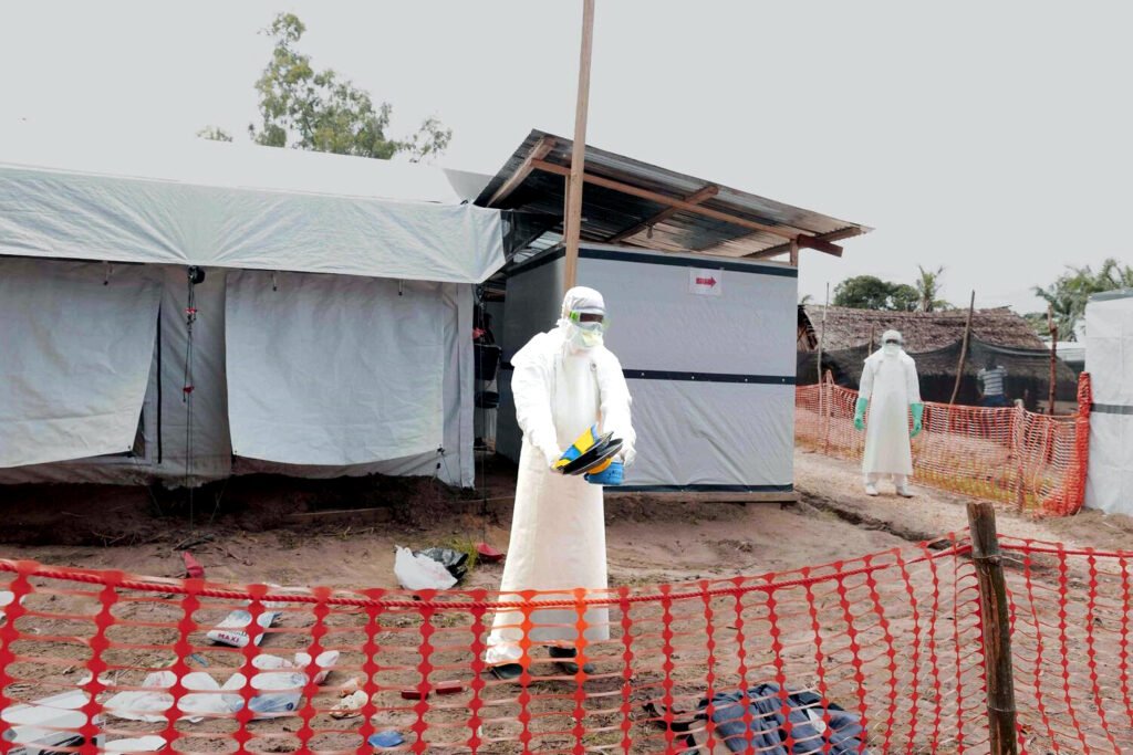 Centro de tratamiento del ébola en Bulape, provincia de Kasai, República Democrática del Congo, el 19 de octubre de 2025.