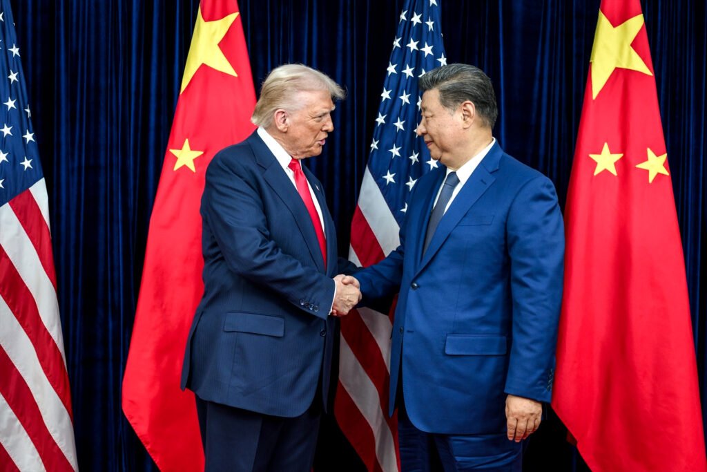 El presidente estadounidense Donald Trump y su homólogo chino, Xi Jinping.