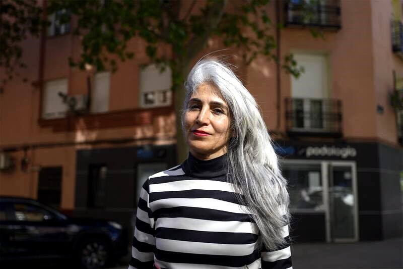 Fariba Ehsan, fotografiada en Madrid.