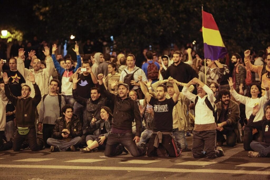 Imagen de la manifestación Rodea el Congreso en 2012.