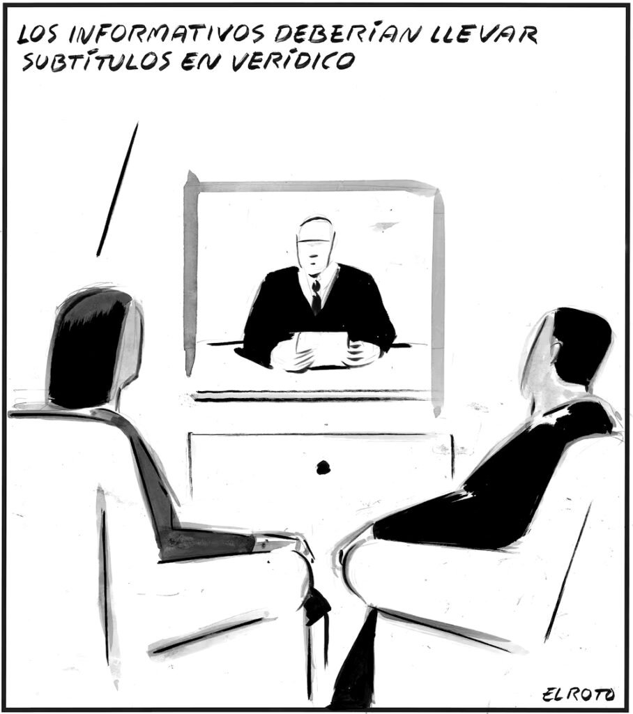 Noticias subtituladas.
