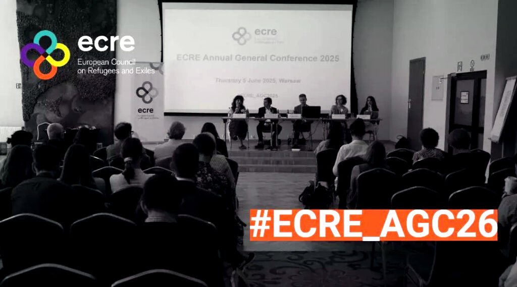 La  Conferencia General Anual de ECRE 2026  tendrá lugar de 09-00 a 18:00 horas  el  jueves 4 de junio de 2026  en  Bruselas, Bélgica.
