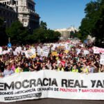 La manifestación convocada en Madrid el 15 de mayo de 2011 por la plataforma Democracia Real YA!