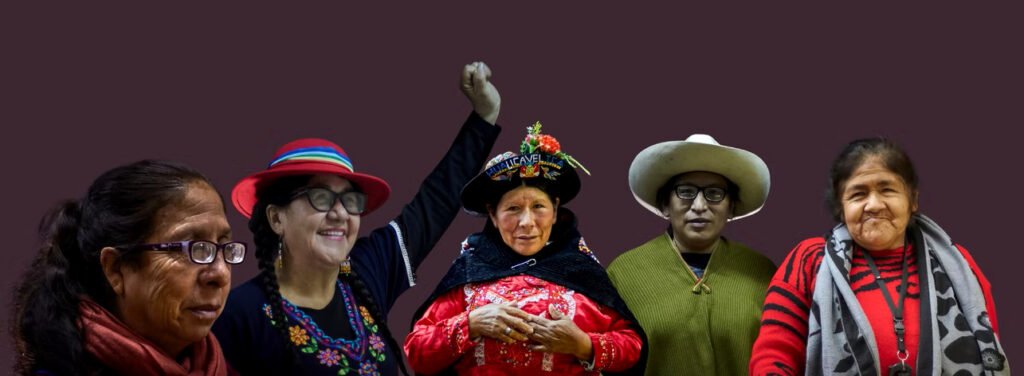 Mujeres de la costa, selva y sierra.
