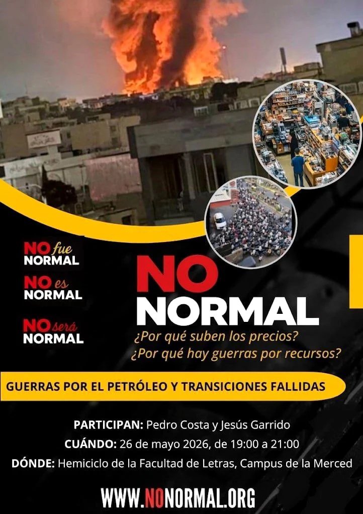 Guerras por el petróleo y transiciones fallidas. Charla-Debate en Murcia.