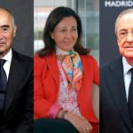 Rafael Del Pino, Ana Patricia Botín y Florentino Pérez.