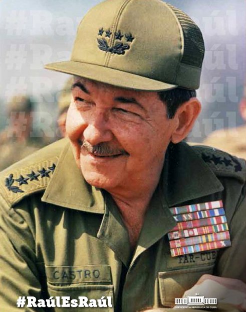 "La altura ética y el sentido humanista de su obra, derriban cualquier infamia que se pretenda levantar contra el General de Ejército Raúl Castro".