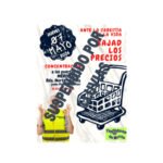 ¡Bajad los precios! - Concentración suspendida por lluvias.