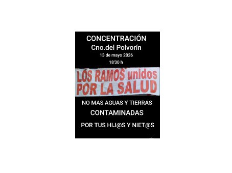 No más aguas y tierras contaminadas – Concentración en Los Ramos