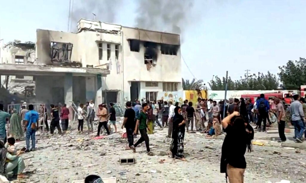 Una escuela de primaria en Minab, al sur de Irán, fue bombardeada por EEUU e Israel.
