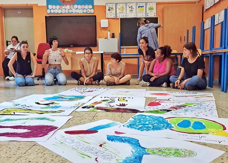 Actividades de educación sexual y afectiva organizadas por la red 'Educare alle differenze'.