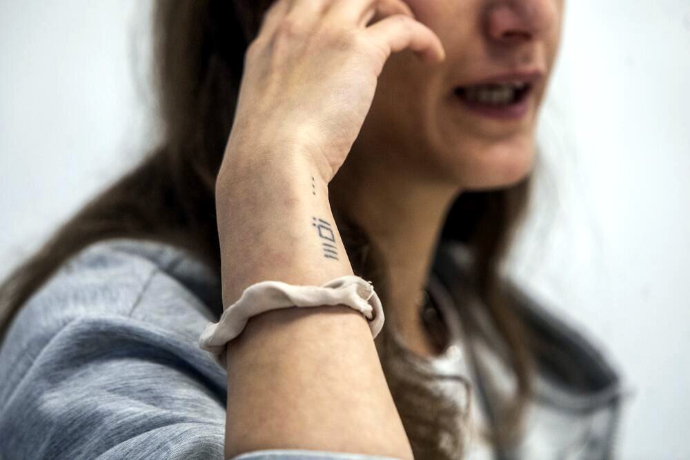 Mariam Barghouti, escritora, bloguera, investigadora, comentarista y periodista palestina-estadounidense. Fotografía de Victor Serri.