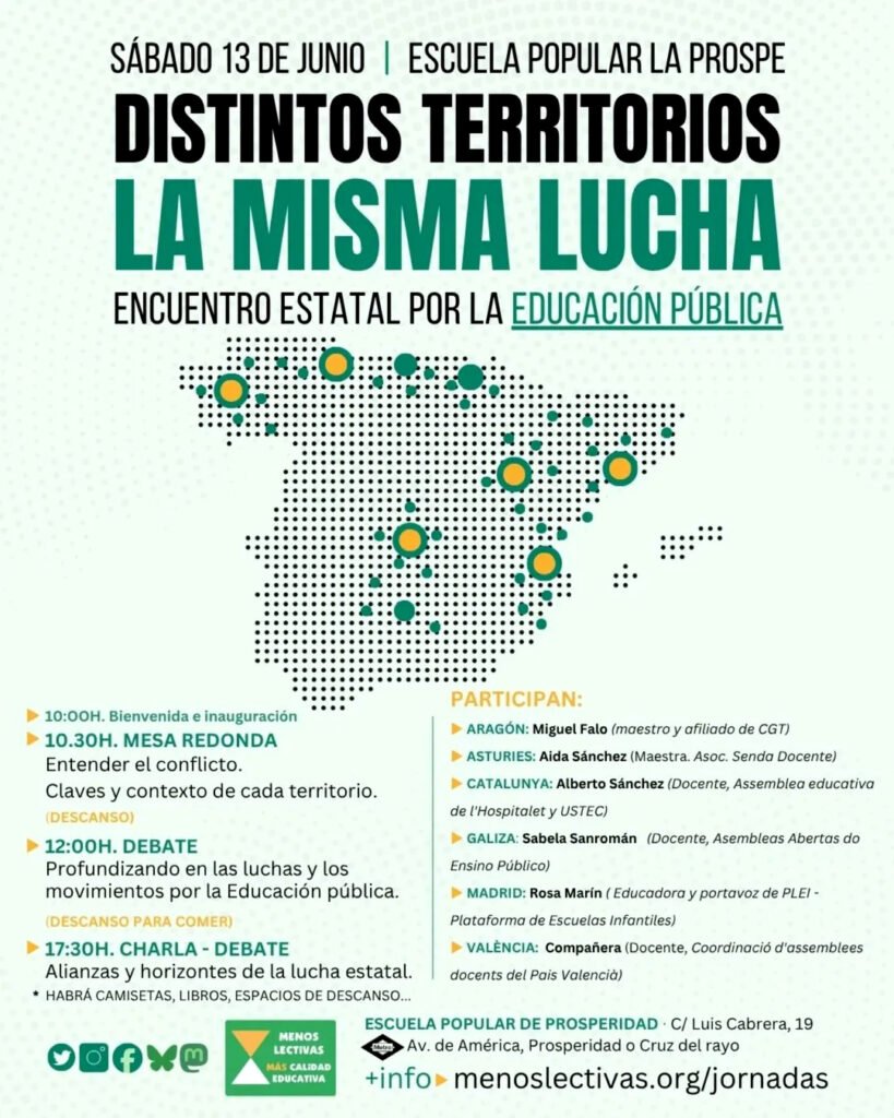 Encuentro Estatal por la Educación Pública en la Escuela Popular 