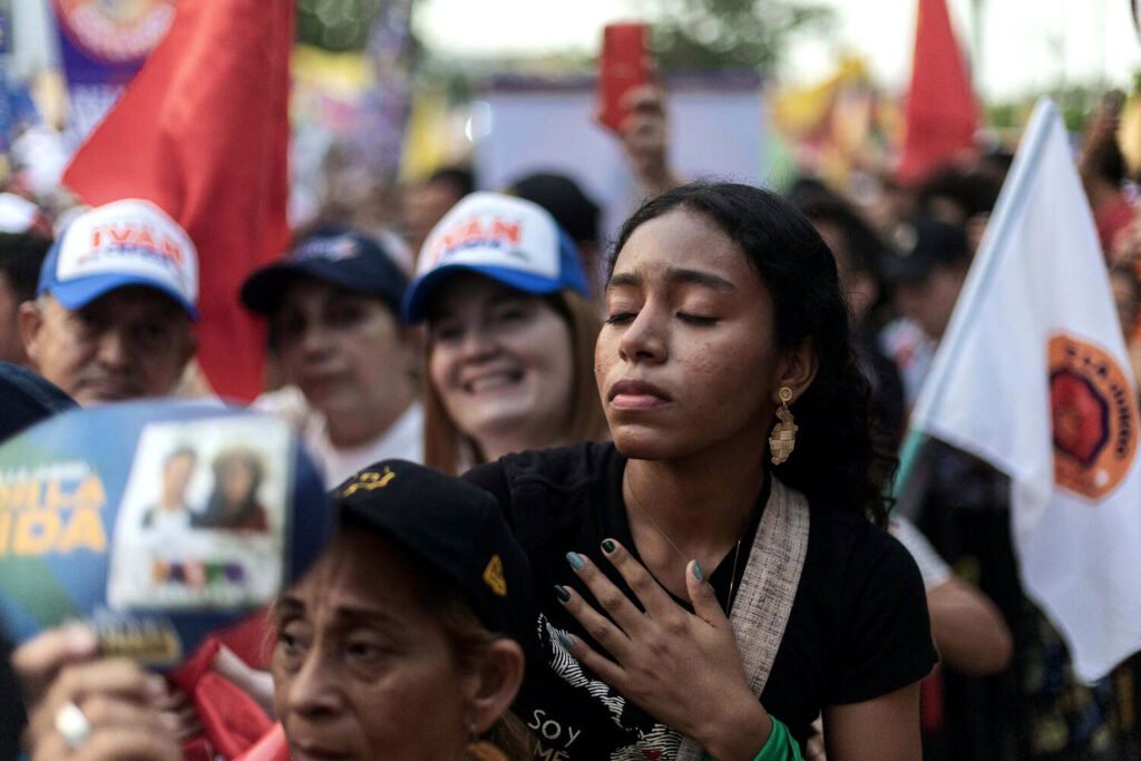 Acto de cierre de campaña electoral de Iván Cepeda, candidato presidencial de la coalición progresista Pacto Histórico, en la localidad de Soledad. Barranquilla, Colombia.
