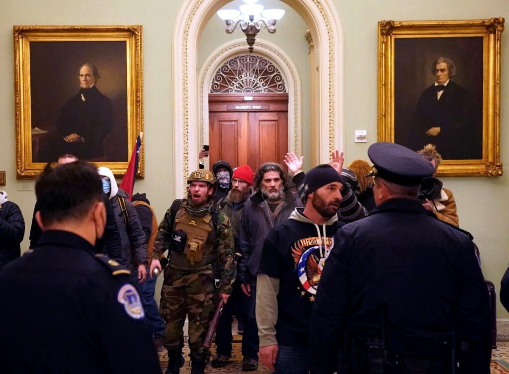 Asalto al Capitolio en Washington, el 6 de enero de 2021.