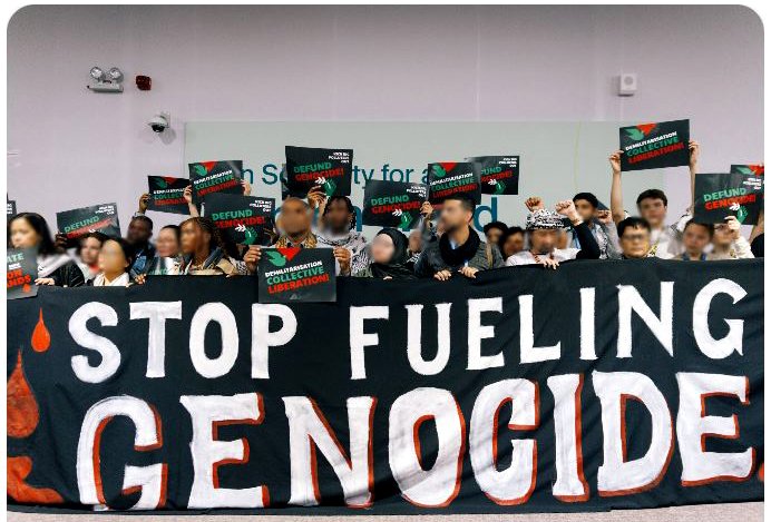 Sin combustible no hay genocidio