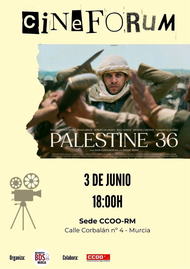 Cine-Forum Palestine 36 en Murcia.