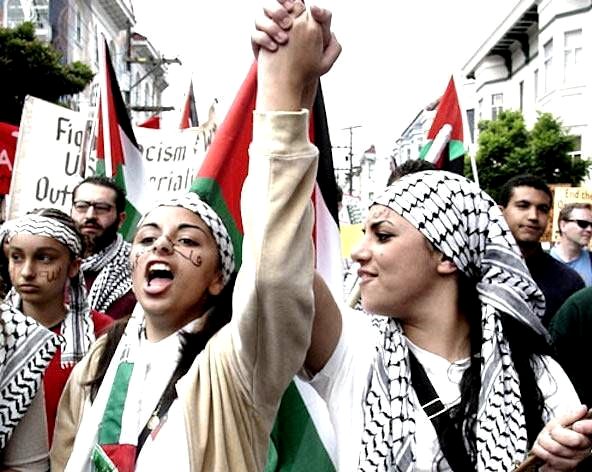 Feministas palestinas.
