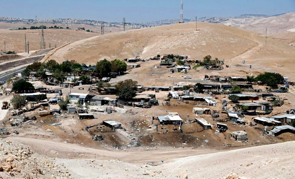 Khan al Ahmar es una comunidad beduina palestina situada al este de Jerusalén, en la Cisjordania ocupada.