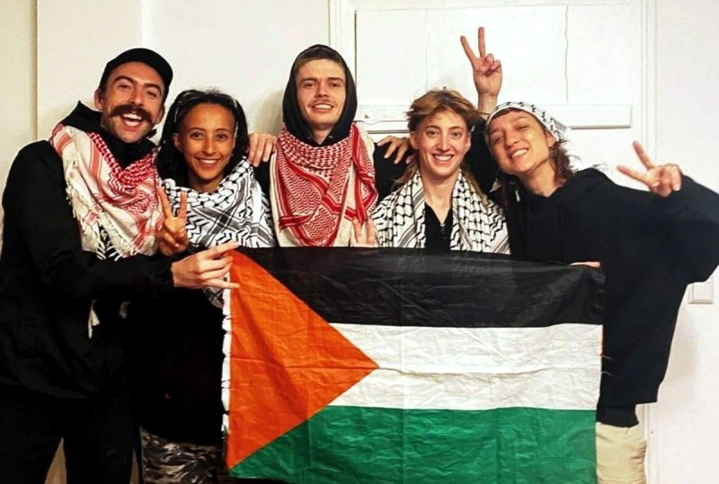Los activistas propalestinos conocidos como los Cinco de Ulm.