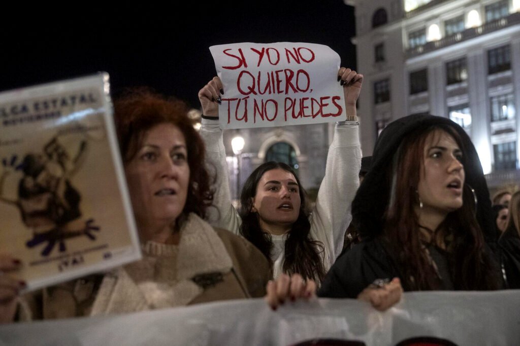 Manifestación del 25-N en Madrid, año 2024.