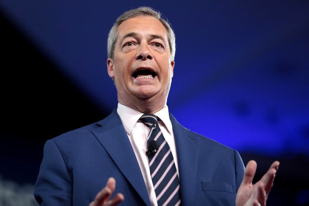 Nigel Farage en la Conferencia de Acción Política Conservadora celebrada en Maryland.