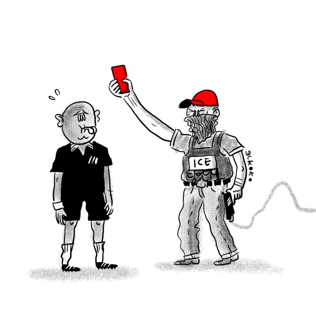 Penalti y expulsión. Por El Koko.
