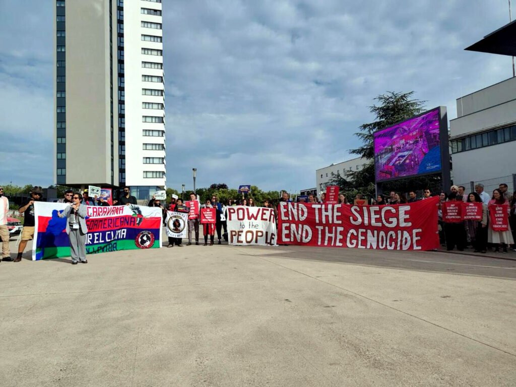 Protesta en Bonn (Alemania) en el contexto de la Convención de Naciones Unidas Contra el Cambio Climático.