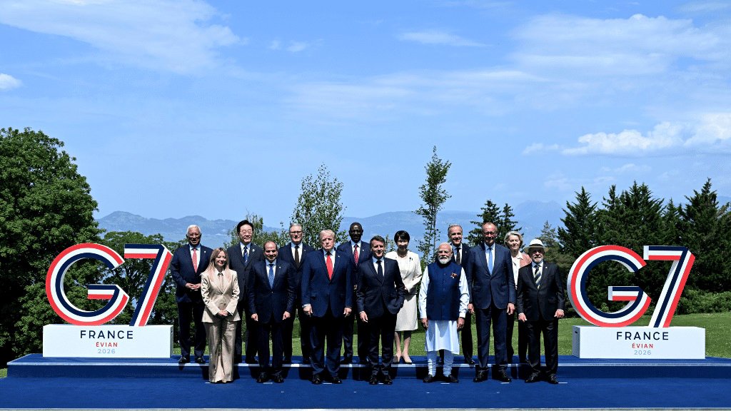 Reunión del G-7 en Évian-les-Bains.