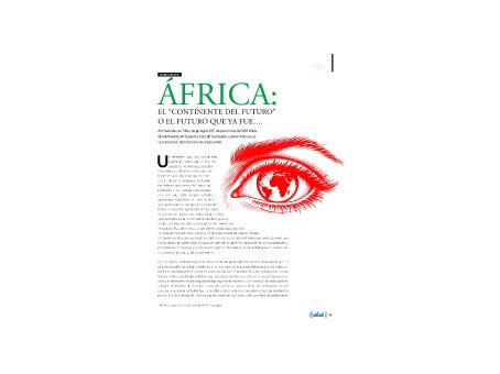 África: El «continente del futuro» o el futuro que ya fue…