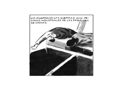 Los restos del combate