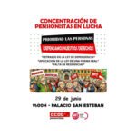 Concentración en Murcia de pensionistas en lucha.