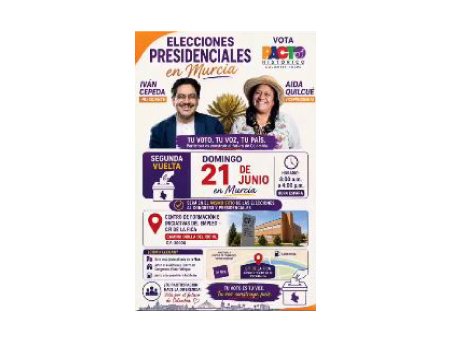 Elecciones presidenciales de Colombia – Centro de votación en Murcia