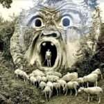 Un joven pastor fotografiado por Herbert List en el Bosque Sagrado, abandonado hace mucho tiempo (también conocido como el Parque de los Monstruos), Italia, 1952.