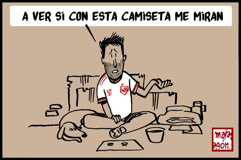 A ver si con esta camiseta me miran.