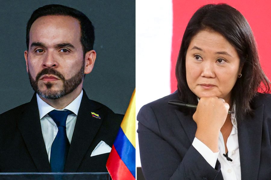 Abelardo de la Espriella y Keiko Fujimori.