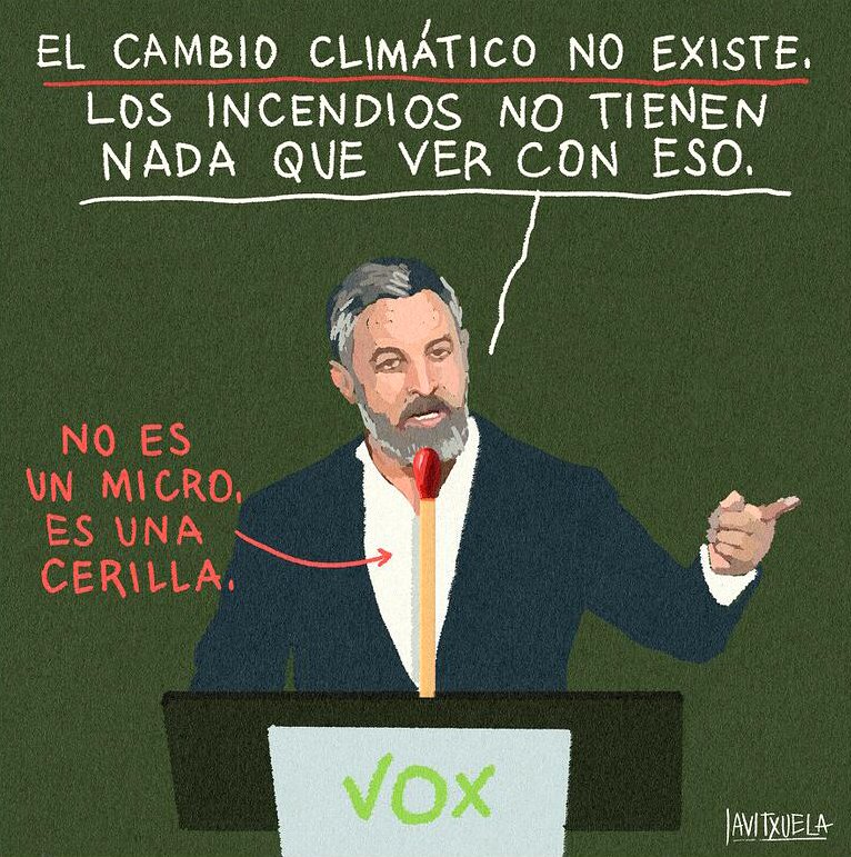 Discursos inflamables.