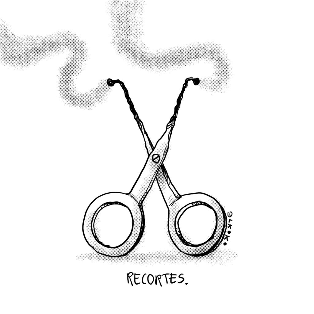 Recortes incendiarios.
