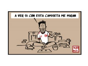 A ver si con esta camiseta me miran.