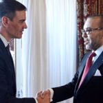 Pedro Sánchez y Mohammed VI.