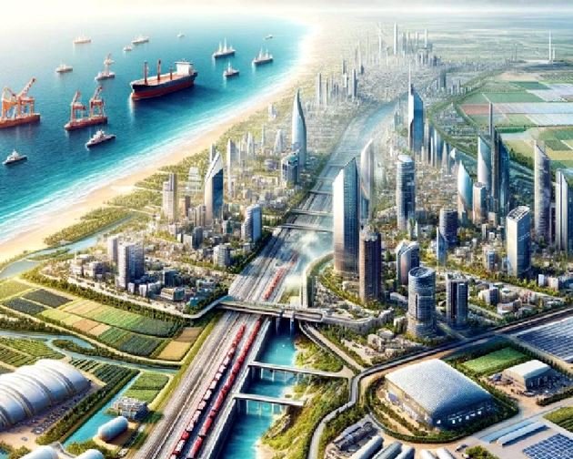 El plan filtrado de la 'Riviera de Gaza'.