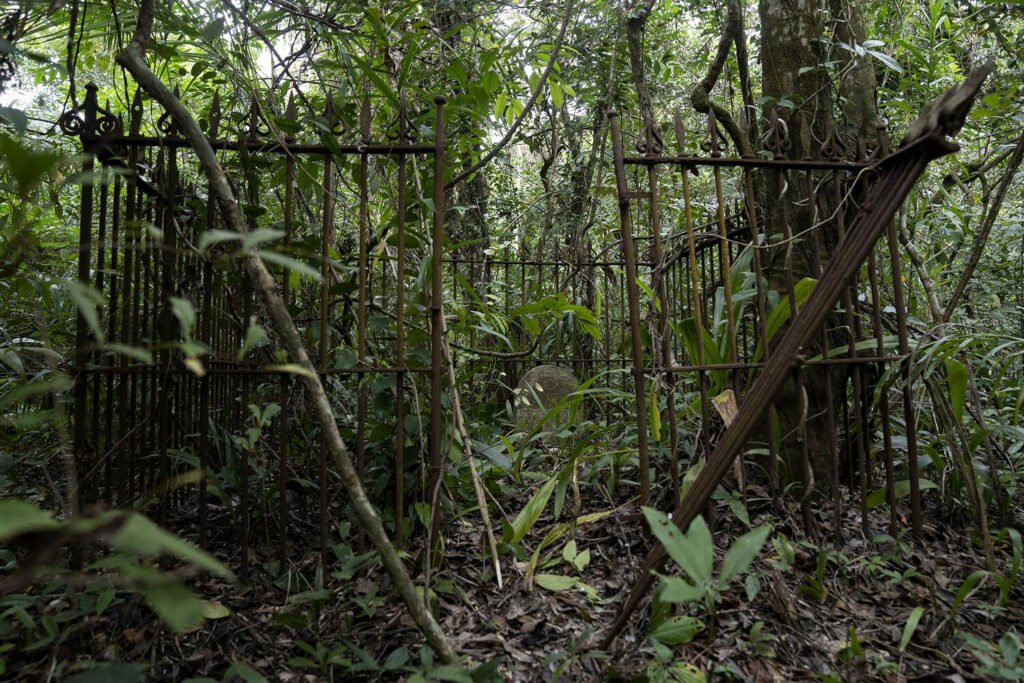 Tumba de un descendiente de esclavistas en York Island. Sierra Leona. Judith Prat.